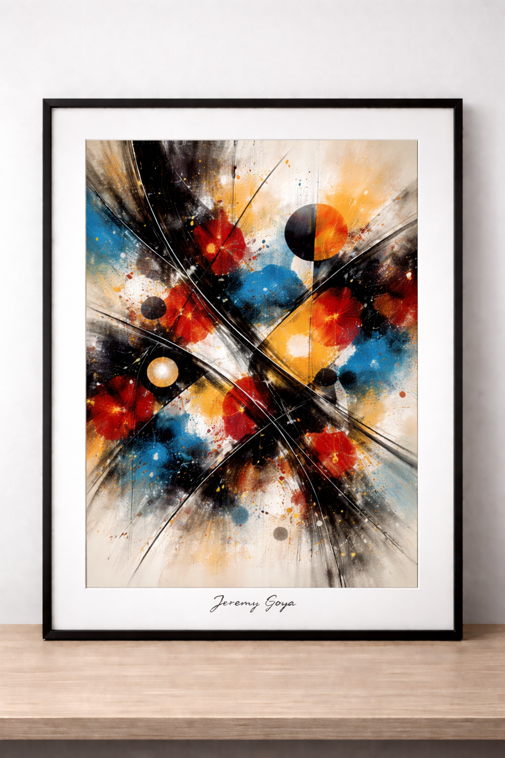 Abstract composition by Jeremy Goya