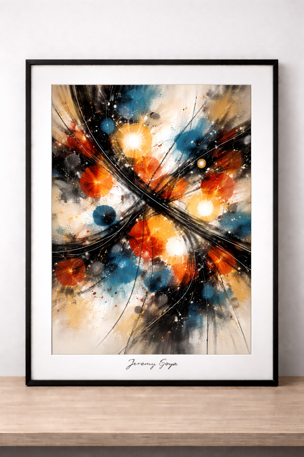 Abstract expressionism by Jeremy Goya