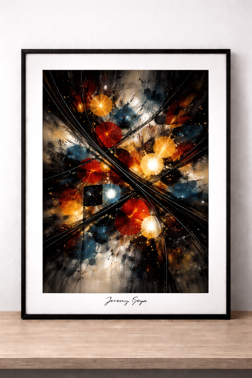 Dynamic abstract by Jeremy Goya