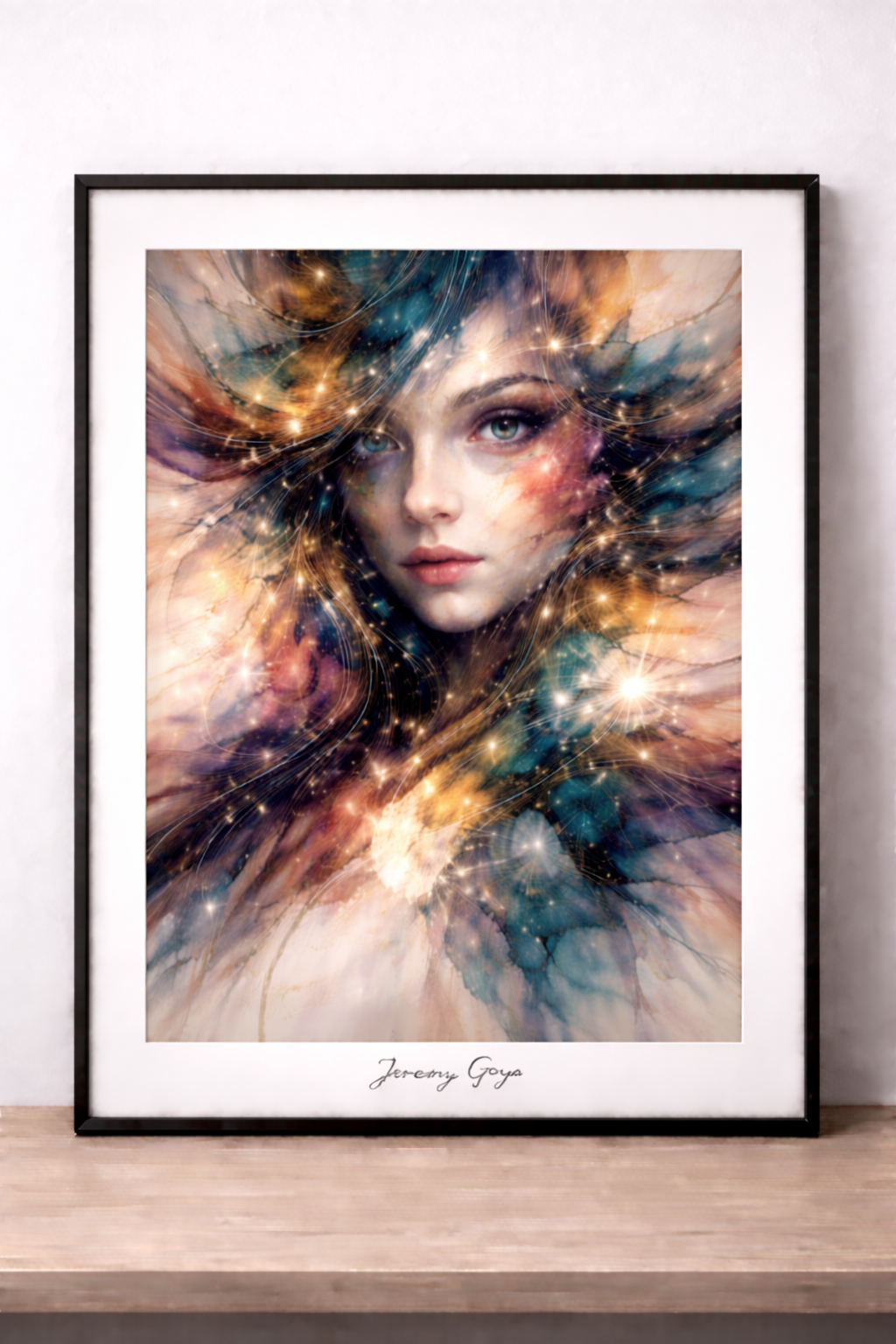 Ethereal beauty in vibrant colors