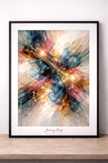 Framed abstract expressionism by Jeremy Goya