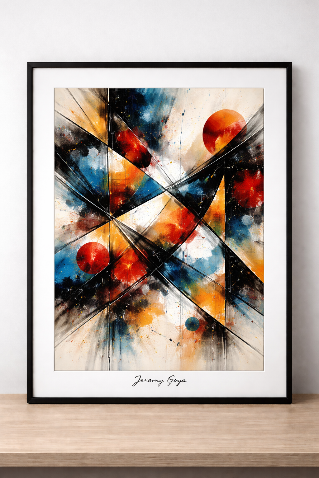 Geometric abstraction by Jeremy Goya