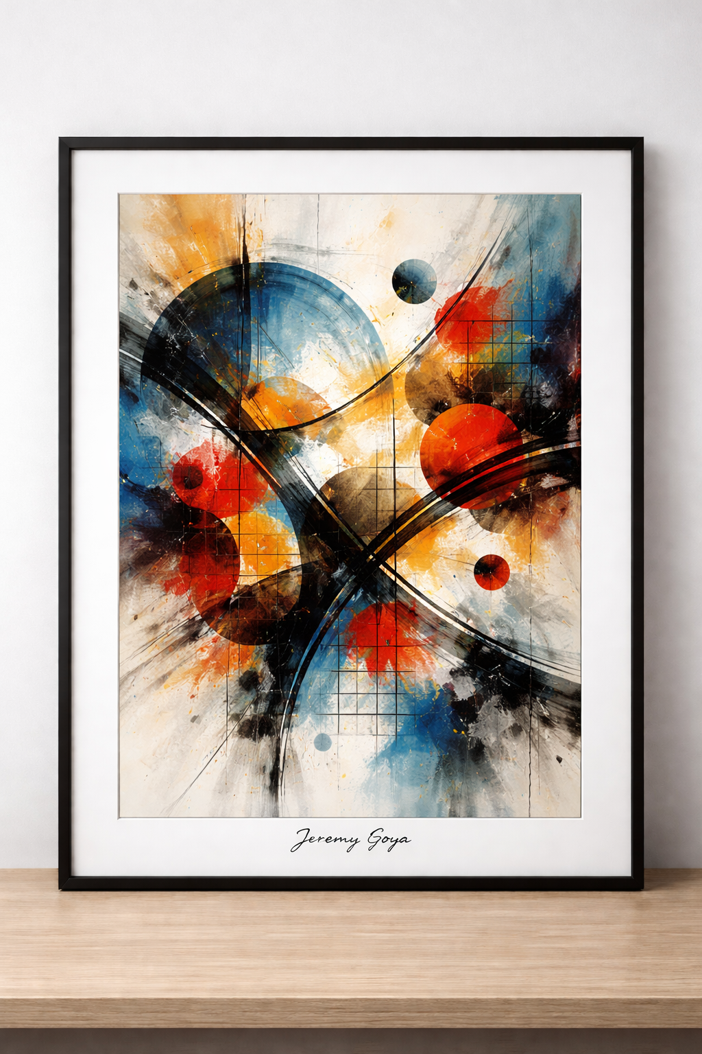 Vibrant abstract by Jeremy Goya