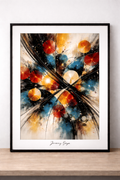 Vibrant abstract expressionist artwork by Goya