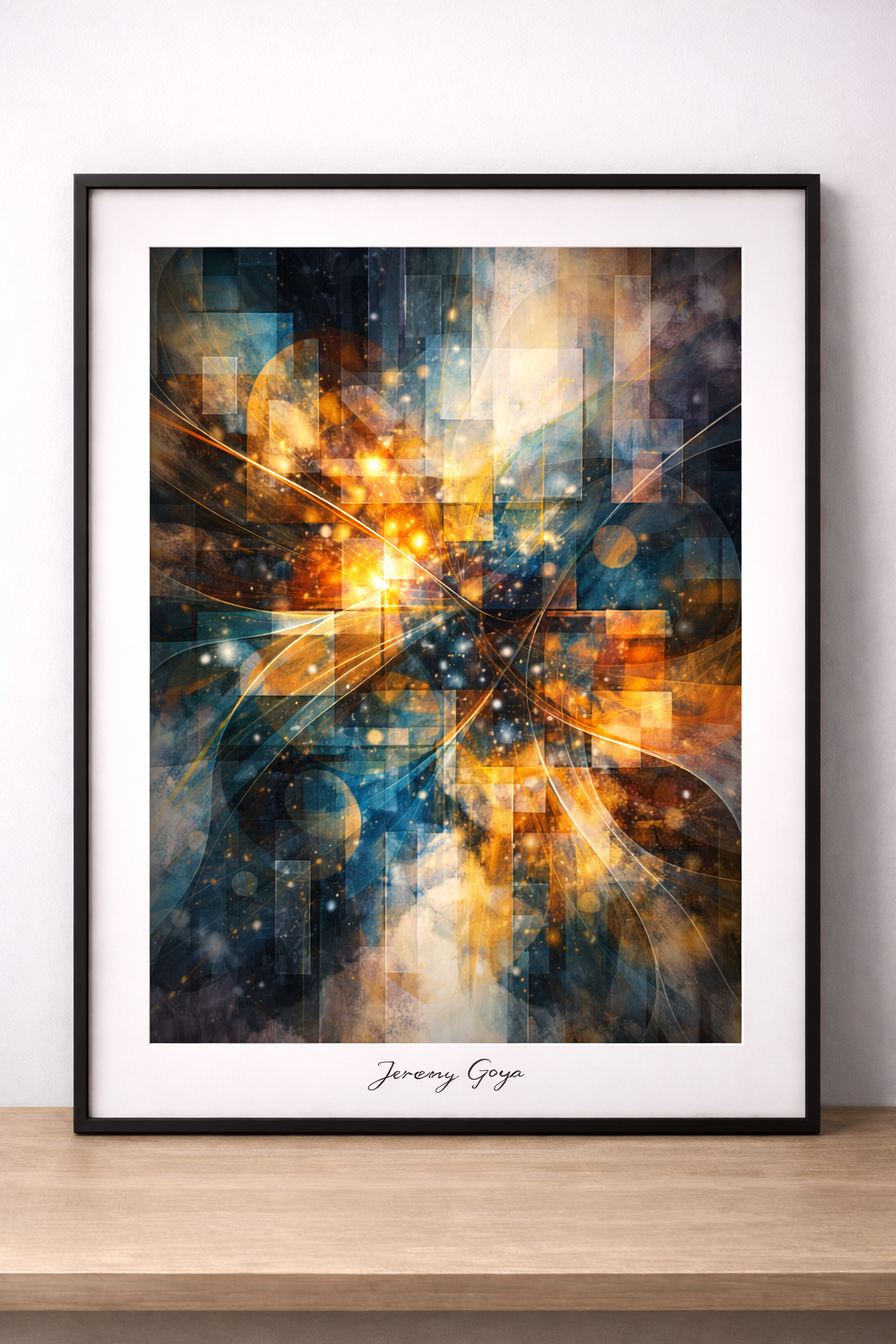 Abstract expressionism in earthy tones 2